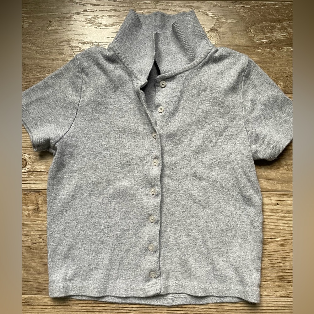 John Galt button tee
